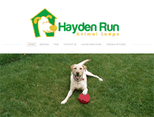 Tablet Screenshot of haydenrunanimallodge.com